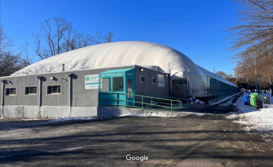 Photo of tennis bubble